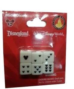 Disney Playing Dice - Mice Dice - Mickey Mouse Icons