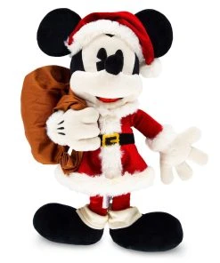 Disney Holiday Plush - Santa Mickey Mouse With Sack - Medium