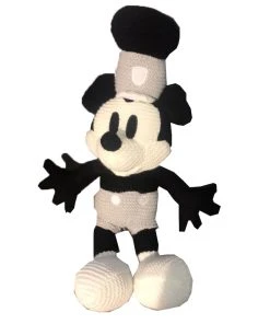 Disney Knit Plush - Steamboat Willie Mickey - 15"