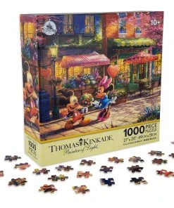 Disney Jigsaw Puzzle - Mickey And Minnie Sweetheart Cafe