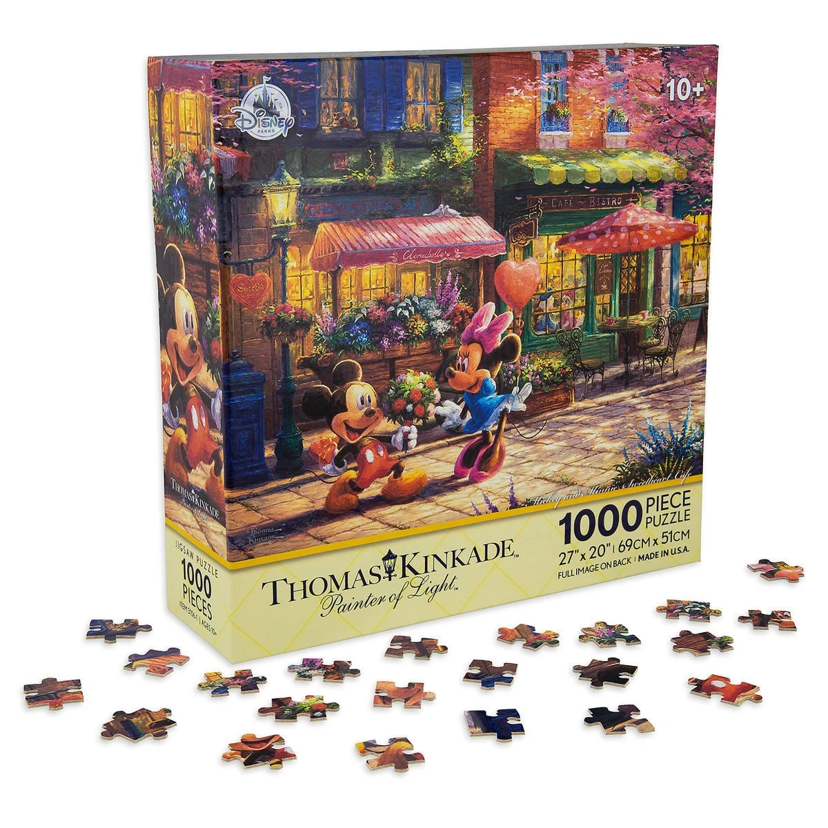 Disney Jigsaw Puzzle - Mickey And Minnie Sweetheart Cafe 1 Disney Jigsaw Puzzle - Mickey And Minnie Sweetheart Cafe