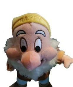 Disney Plush - Snow White And The Seven Dwarfs - Happy - 12"