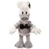 Disney Plush - Black And White Donald Duck Plush Toy -- 7'' H