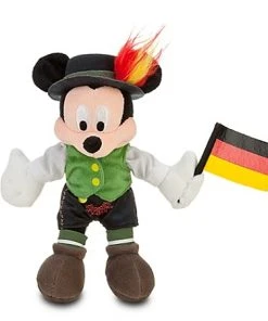 Disney Plush - World Showcase Mickey Mouse - Mini Bean Bag Plush -- Germany -- 8 1/2''