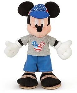 Disney Plush - American Adventure - Mickey Mouse Plush Toy -- 10'' H