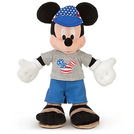 Disney Plush - American Adventure - Mickey Mouse Plush Toy -- 10'' H 1 Disney Plush - American Adventure - Mickey Mouse Plush Toy -- 10'' H