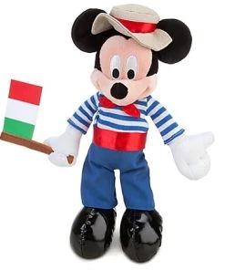 Disney Plush - Italy World Showcase Mickey Mouse Plush Toy -- 10''