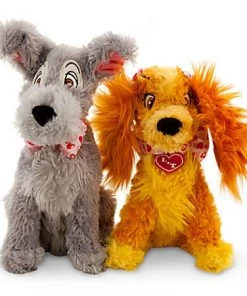 Disney Plush - Lady And The Tramp Plush Set - Valentine's Day