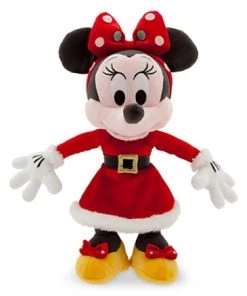 Disney Christmas Plush - Retro Santa Minnie Mouse