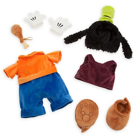 Disney Duffy The Bear Outfit - Goofy Costume - 17" 1 Disney Duffy The Bear Outfit - Goofy Costume - 17"