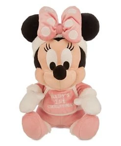Disney Plush - Santa Minnie Mouse - Baby's 1st Christmas