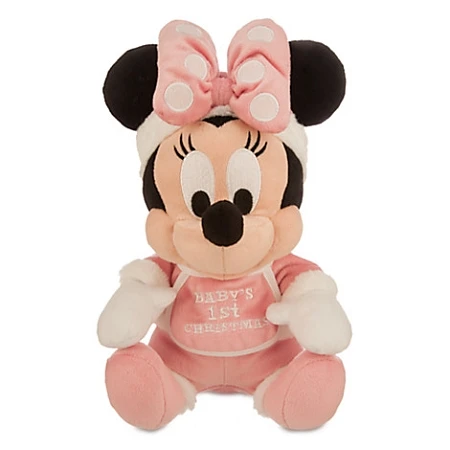 Disney Plush - Santa Minnie Mouse - Baby's 1st Christmas 1 Disney Plush - Santa Minnie Mouse - Baby's 1st Christmas