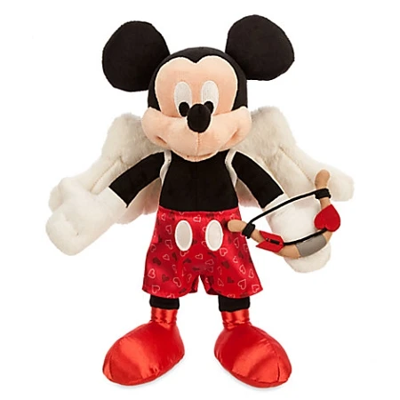 Disney Valentine's Day Plush - Mickey Mouse Cupid - 9" 1 Disney Valentine's Day Plush - Mickey Mouse Cupid - 9"