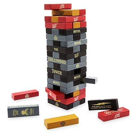 Disney Theme Park Game - Jenga - The Hollywood Tower Hotel 1 Disney Theme Park Game - Jenga - The Hollywood Tower Hotel