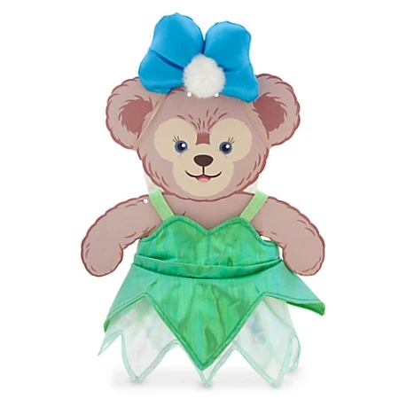 Disney ShellieMay The Bear Outfit - Tinker Bell Costume - 17" 1 Disney ShellieMay The Bear Outfit - Tinker Bell Costume - 17"