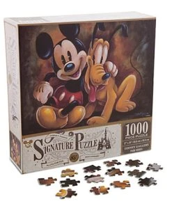 Disney Signature Puzzle - Mickey Mouse And Pluto