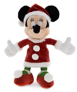 Disney Plush - Santa Minnie Mouse - Small - 7''