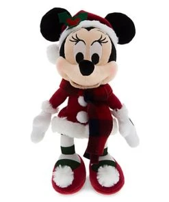 Disney Plush - Retro Santa Minnie Mouse - Small - 9''