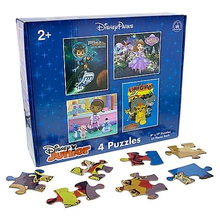 Disney Jigsaw Puzzle - Disney Junior - Set Of 4 1 Disney Jigsaw Puzzle - Disney Junior - Set Of 4