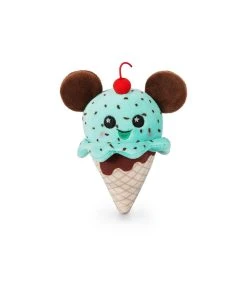 Disney Wishables Plush - Mickey Mouse Ice Cream Cone - Micro