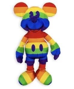 Disney Plush - Rainbow Mickey Mouse - 13"