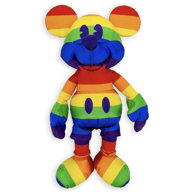 Disney Plush - Rainbow Mickey Mouse - 13" 1 Disney Plush - Rainbow Mickey Mouse - 13"