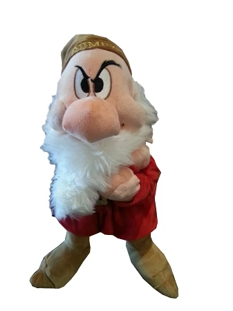 Disney Plush - Snow White And The Seven Dwarfs - Grumpy - 12" 1 Disney Plush - Snow White And The Seven Dwarfs - Grumpy - 12"