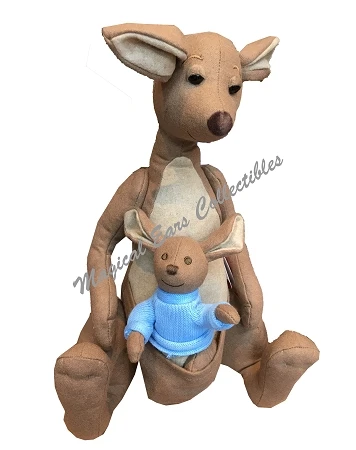 Disney Christopher Robin Plush - Kanga And Roo - Winnie The Pooh 1 Disney Christopher Robin Plush - Kanga And Roo - Winnie The Pooh