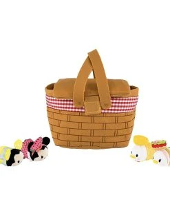 Disney Tsum Tsum Set - Picnic Basket - Mickey And Friends