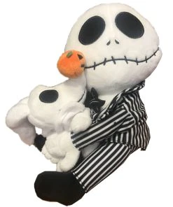 Disney Plush - Jack Skellington And Zero - Nightmare Before Christmas