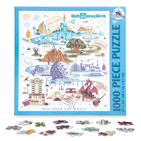 Disney Jigsaw Puzzle - Walt Disney World Resort Map 1 Disney Jigsaw Puzzle - Walt Disney World Resort Map