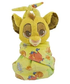 Disney Blanket Pouch Plush - Baby Simba - 10"