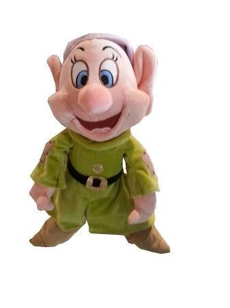 Disney Plush - Snow White And The Seven Dwarfs - Dopey - 12" 1 Disney Plush - Snow White And The Seven Dwarfs - Dopey - 12"