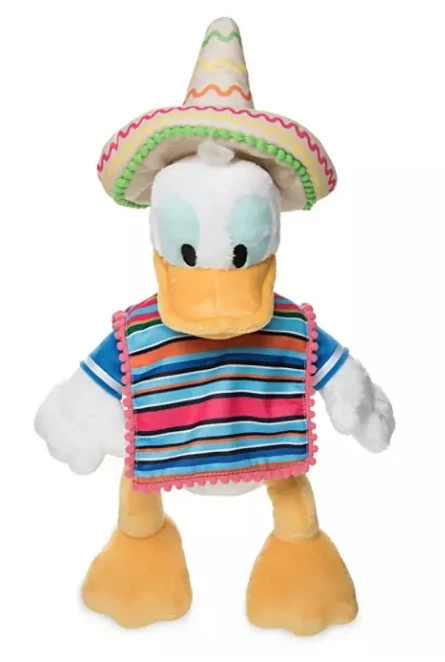 Disney World Showcase Plush - Caballero Donald Duck - Mexico 1 Disney World Showcase Plush - Caballero Donald Duck - Mexico