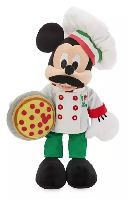 Disney World Showcase Plush - Mickey Mouse Chef - Italy 1 Disney World Showcase Plush - Mickey Mouse Chef - Italy