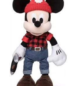 Disney World Showcase Plush - Lumberjack Mickey Mouse - Canada