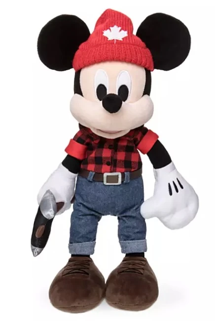 Disney World Showcase Plush - Lumberjack Mickey Mouse - Canada 1 Disney World Showcase Plush - Lumberjack Mickey Mouse - Canada