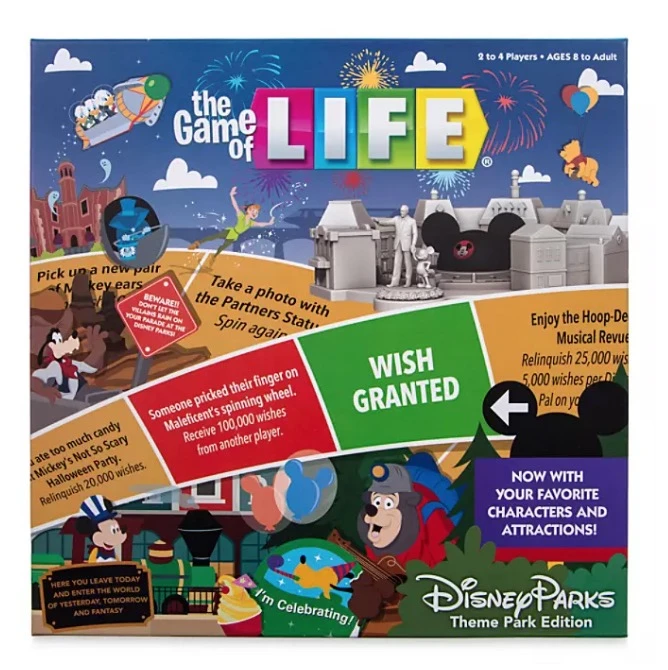 Disney Theme Park Edition Game - The Game Of LIFE 1 Disney Theme Park Edition Game - The Game Of LIFE