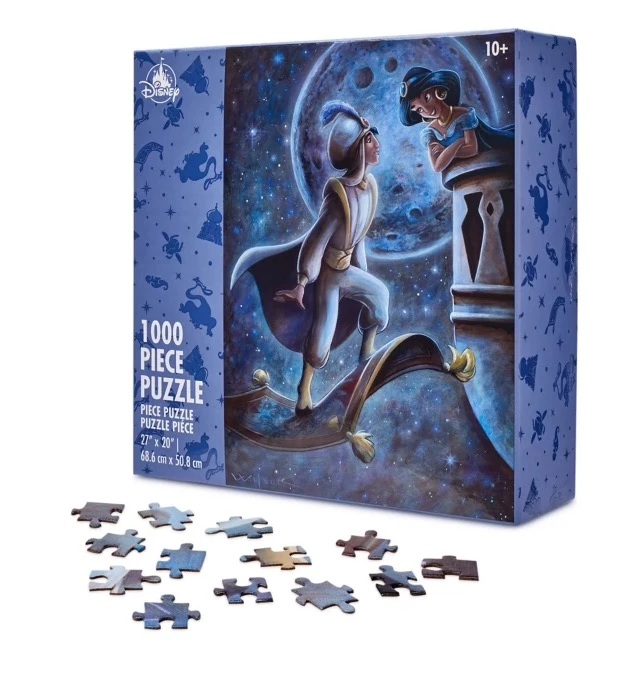 Disney Jigsaw Puzzle - Aladdin And Jasmine 1 Disney Jigsaw Puzzle - Aladdin And Jasmine