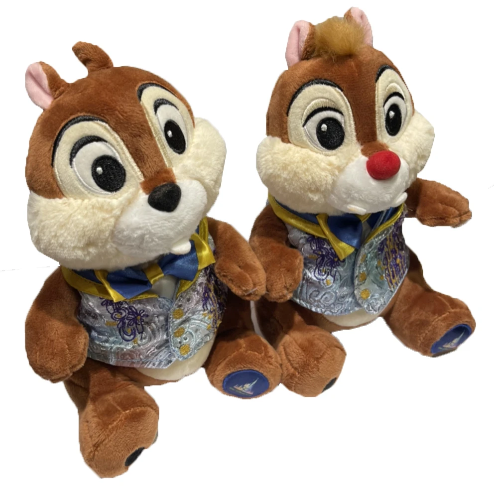 Disney Plush - 50th Anniversary - Chip N Dale - 9" 1 Disney Plush - 50th Anniversary - Chip N Dale - 9"