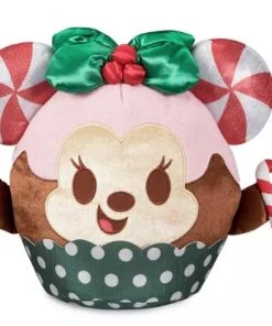 Disney Munchlings Plush - Minnie Candy Cane Cupcake