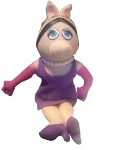 Disney Plush - Miss Piggy Bean Bag Plush - The Muppets - 9''